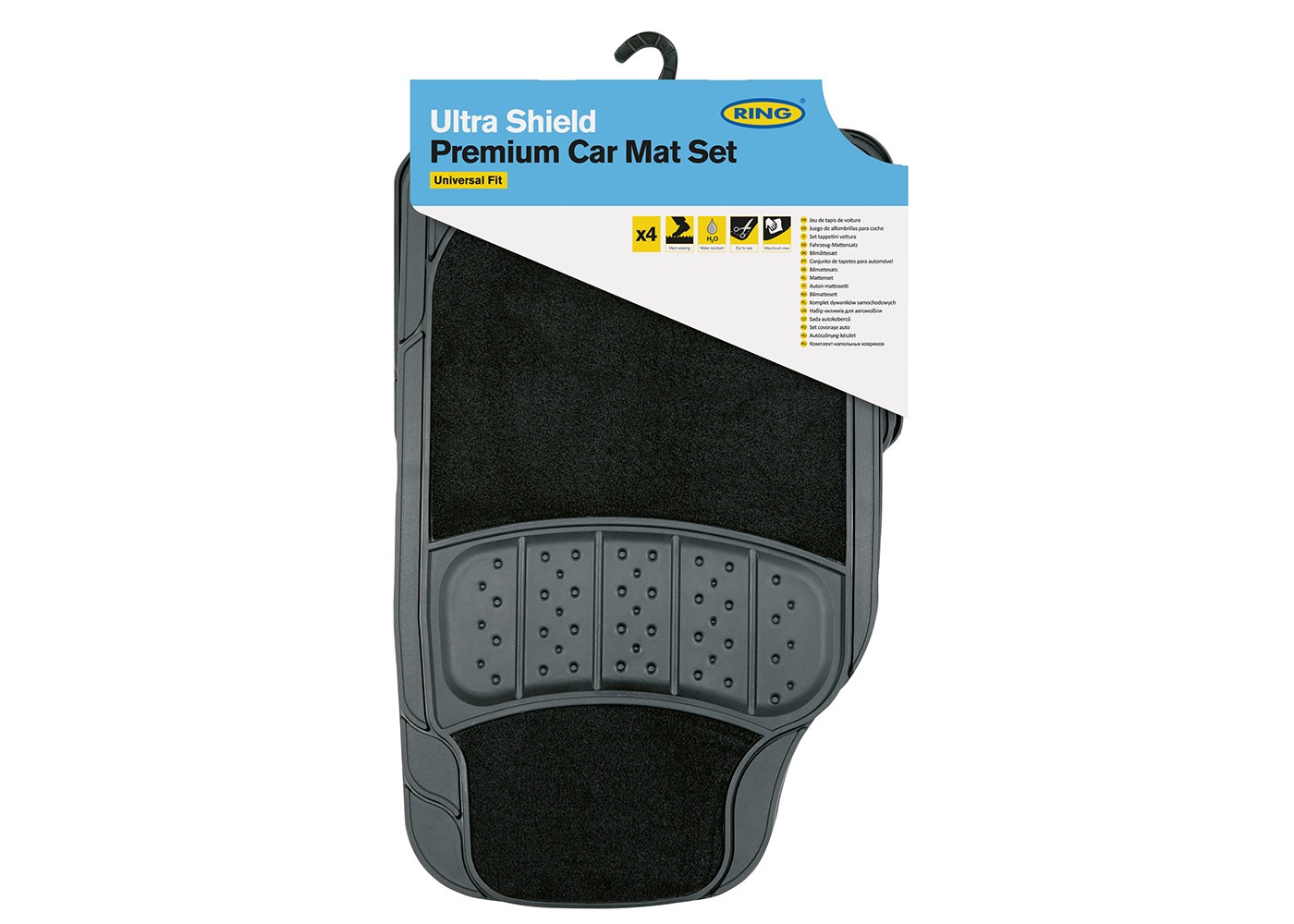 RMAT1 Ultra Shield 5000 Black Car Mat